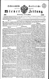 Wiener Zeitung 18390718 Seite: 1