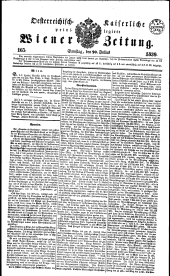 Wiener Zeitung 18390720 Seite: 1