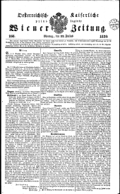 Wiener Zeitung 18390722 Seite: 1