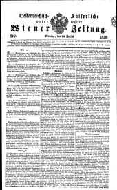 Wiener Zeitung 18390729 Seite: 1
