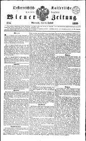Wiener Zeitung 18390731 Seite: 1