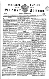 Wiener Zeitung 18390802 Seite: 1