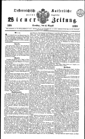 Wiener Zeitung 18390817 Seite: 1