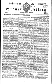 Wiener Zeitung 18390819 Seite: 1