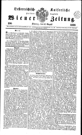 Wiener Zeitung 18390827 Seite: 1