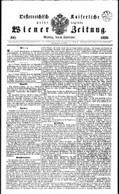 Wiener Zeitung 18390902 Seite: 1