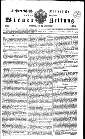 Wiener Zeitung 18390917 Seite: 1