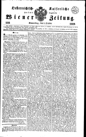 Wiener Zeitung 18391003 Seite: 1