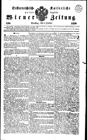 Wiener Zeitung 18391005 Seite: 1