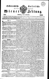 Wiener Zeitung 18391008 Seite: 1