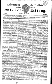 Wiener Zeitung 18391029 Seite: 1