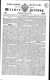 Wiener Zeitung 18391031 Seite: 1