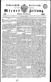 Wiener Zeitung 18391106 Seite: 1
