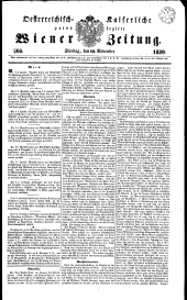 Wiener Zeitung 18391119 Seite: 1