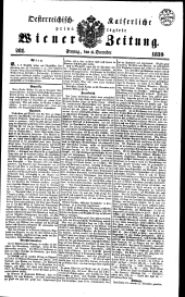 Wiener Zeitung 18391206 Seite: 1