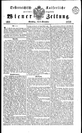 Wiener Zeitung 18391207 Seite: 1