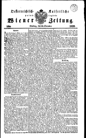 Wiener Zeitung 18391210 Seite: 1