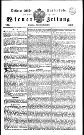 Wiener Zeitung 18391213 Seite: 1