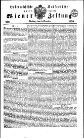 Wiener Zeitung 18391217 Seite: 1