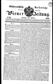 Wiener Zeitung 18400209 Seite: 1