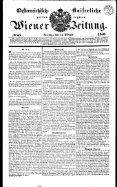 Wiener Zeitung 18400214 Seite: 1