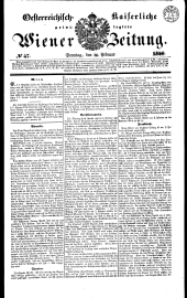 Wiener Zeitung 18400216 Seite: 1