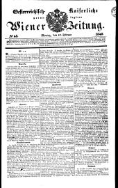 Wiener Zeitung 18400217 Seite: 1