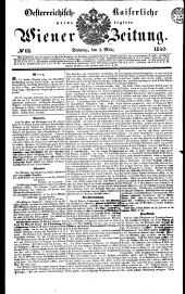 Wiener Zeitung 18400301 Seite: 1