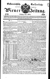 Wiener Zeitung 18400303 Seite: 1