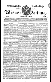 Wiener Zeitung 18400308 Seite: 1
