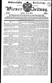 Wiener Zeitung 18400313 Seite: 1