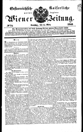 Wiener Zeitung 18400314 Seite: 1