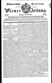 Wiener Zeitung 18400322 Seite: 1