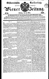 Wiener Zeitung 18400324 Seite: 1