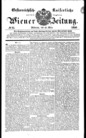 Wiener Zeitung 18400325 Seite: 1
