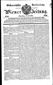 Wiener Zeitung 18400326 Seite: 1