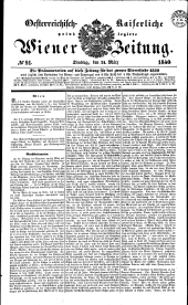 Wiener Zeitung 18400331 Seite: 1