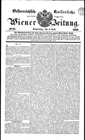 Wiener Zeitung 18400402 Seite: 1