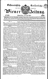 Wiener Zeitung 18400423 Seite: 1