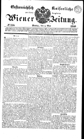 Wiener Zeitung 18400504 Seite: 1