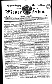 Wiener Zeitung 18400511 Seite: 1