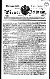 Wiener Zeitung 18400514 Seite: 1