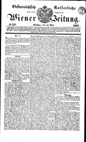 Wiener Zeitung 18400517 Seite: 1