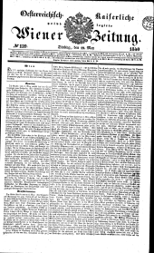 Wiener Zeitung 18400519 Seite: 1