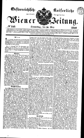 Wiener Zeitung 18400528 Seite: 1