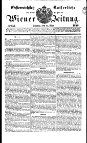 Wiener Zeitung 18400531 Seite: 1