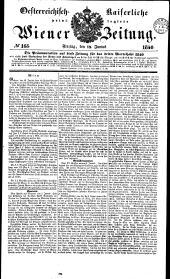 Wiener Zeitung 18400619 Seite: 1