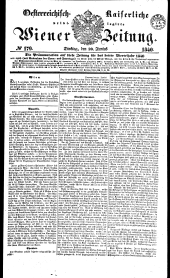 Wiener Zeitung 18400630 Seite: 1