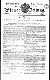 Wiener Zeitung 18400713 Seite: 1