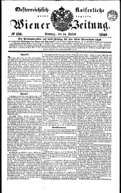 Wiener Zeitung 18400719 Seite: 1